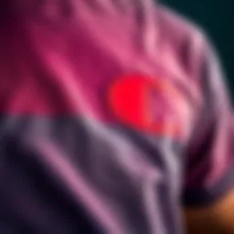 Close-up of Champion Reverse Weave T-Shirt fabric showcasing its durability