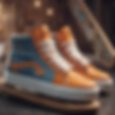 Unique Design Elements of DG Skate Shoes A close-up of DG skate shoes showcasing their unique design elements.