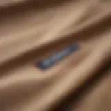 Close-up of Dickies straight fit fabric texture showcasing durability