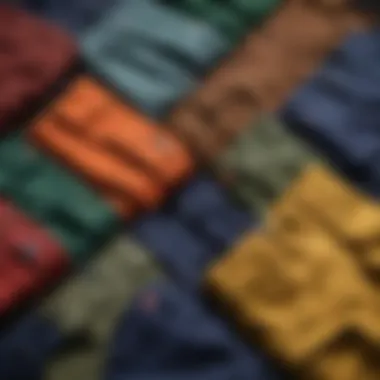 Color Collection of Dickies Cargo Pants Collection of Dickies cargo pants showcasing different colors
