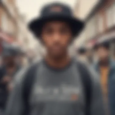 A group of skateboarders showcasing their unique styles with Brixton hats.