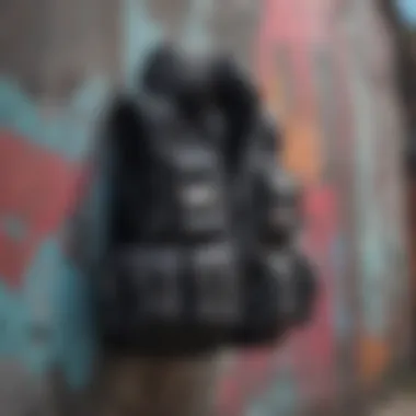 Rothco Recon Vest displayed against a graffiti wall, highlighting its style