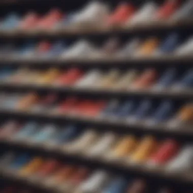 Diverse Fila Shoe Collection A stylish display of various Fila shoe models