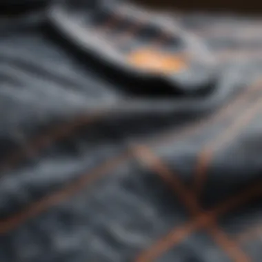 Close-up of the fabric and textures of the LiveFast shirt, highlighting its functional aspects.