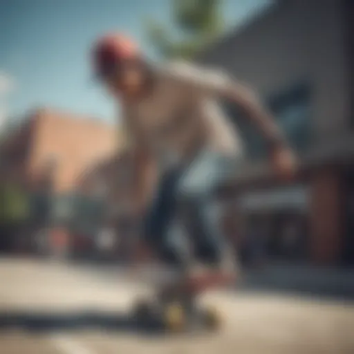 Dynamic skateboarding scene in Atlanta showcasing youth engaging in lessons