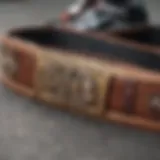 Vans belt showcasing unique design elements