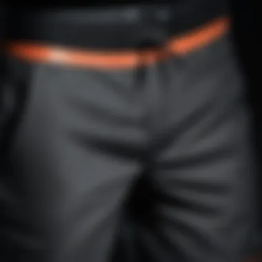 Fit and Cut of Nike Skate Shorts Detailed view of the fit and cut of Nike skate shorts