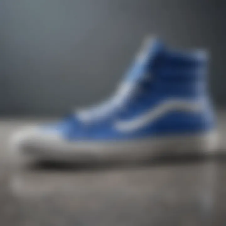 Close-up of the material used in Vans Ultramarine Hi MTE for durability