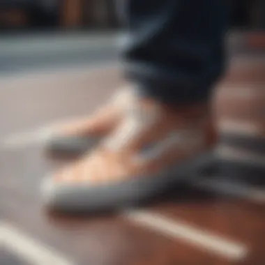 Comfort Features of the Vans Ultrarange Checkerboard Close-up view of the Vans Ultrarange Checkerboard's cushioning and comfort features