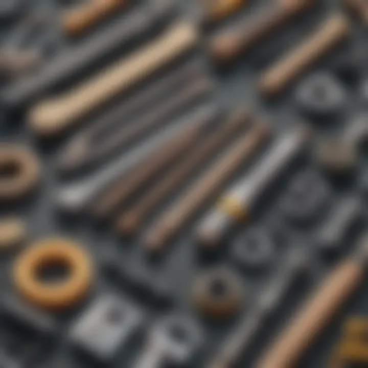 Different types of skateboard bearing removal tools displayed together